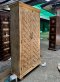 Off White Wooden Carved Cabinet