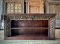 Old Wood Display Cabinet with Fine Carving