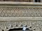 Jaali Hand Carved Light Grey Painted Table