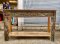Old Wood Console Table Rustic Color