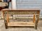 Old Wood Console Table Rustic Color