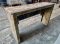 White Washed Narrow Console Table