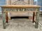 Ganesh Carved Console Table with Drawers