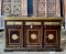 Wooden Sideboard with drawers Brass Decor