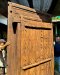 Wooden Front Door with Three-layer Carved Frame