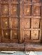 Wooden Front Door with Three-layer Carved Frame