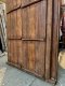 Breathtaking Indian Arch Door with Rare Brass Decor