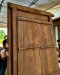 Breathtaking Indian Arch Door with Rare Brass Decor