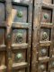 Breathtaking Indian Arch Door with Rare Brass Decor