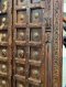 Breathtaking Indian Arch Door with Rare Brass Decor