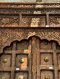 Breathtaking Indian Arch Door with Rare Brass Decor