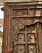 Breathtaking Indian Arch Door with Rare Brass Decor