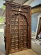 Breathtaking Indian Arch Door with Rare Brass Decor