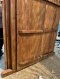 Teak Wood Door Carved Frame Fully Brass Front