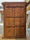 Teak Wood Door Carved Frame Fully Brass Front