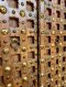 Teak Wood Door Carved Frame Fully Brass Front