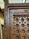 Teak Wood Door Carved Frame Fully Brass Front