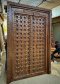 Teak Wood Door Carved Frame Fully Brass Front
