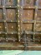Elegant Old Indian Door Solid Wood with Brass