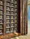 Pleasure Antique Brass Door 3 Carved Panels Frame