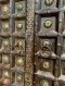 Pleasure Antique Brass Door 3 Carved Panels Frame