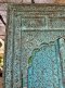 Pleasure Arch Door Full Hand Carving Vintage Blue