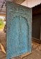 Pleasure Arch Door Full Hand Carving Vintage Blue