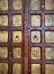 Magnificent Antique Front Door with Full Brass