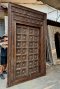 Elegant Antique Front House Door with Rare Brass