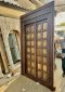Magnificent Antique Front Door with Full Brass