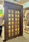 Magnificent Antique Front Door with Full Brass