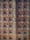 Entryway Door Wooden Perforated Fully Carving with Brass