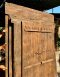 Original Enter Door Dark Wood with Rare Brass Decor