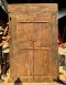 Original Enter Door Dark Wood with Rare Brass Decor