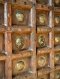 Original Enter Door Dark Wood with Rare Brass Decor