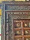Original Enter Door Dark Wood with Rare Brass Decor