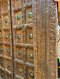 Classic Old Teak Wood House Door with Brass