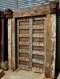Stunning Vintage Door in Red and White Color