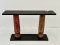 Gorgeous Rustic Red Pillars Console Table
