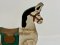 Wooden Painted Horses Set of 2