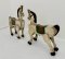 Wooden Painted Horses Set of 2