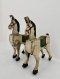 Wooden Painted Horses Set of 2