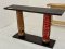 Gorgeous Rustic Red Pillars Console Table