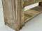 Pretty Carved Peacocks White Console Table