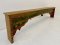 Ornate Two Sides Console Table Antique Beam