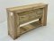 Pretty Carved Peacocks White Console Table
