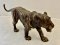 Antique Brass Tiger Statue