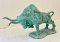 Antique Brass Bull Statue