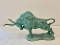 Antique Brass Bull Statue