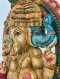 Antique Wooden Painted Ganesh